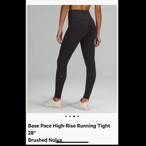 Lululemon base pace high rise tight 28”